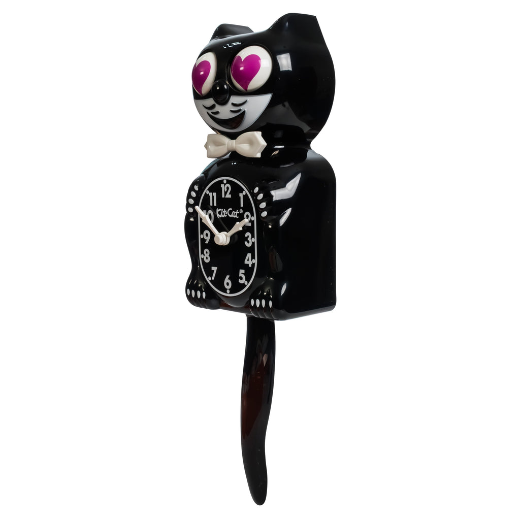 Retired Magenta Heart Eyes Edition - Black Kit-Cat Klock