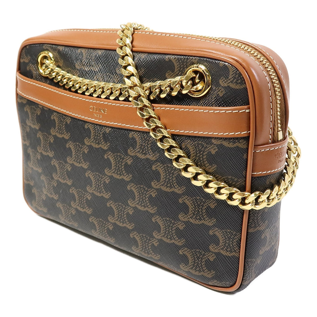 Celine Patapans · Coated Canvas Chain Bag