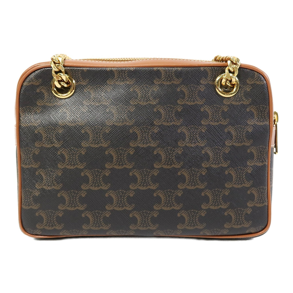 Celine Patapans · Coated Canvas Chain Bag