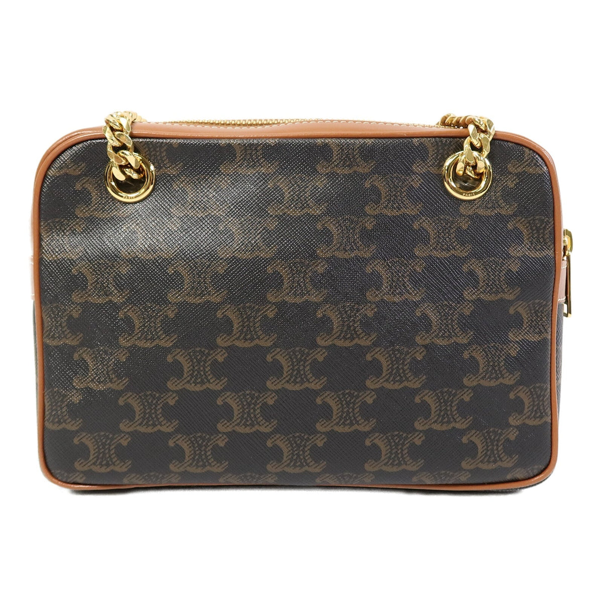 Celine Patapans · Coated Canvas Chain Bag
