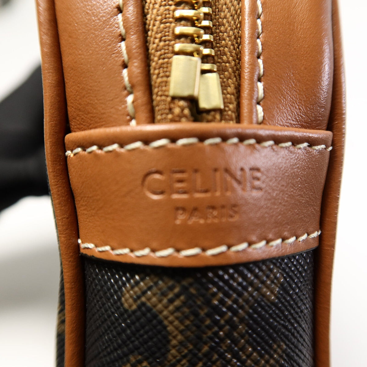 Celine Patapans · Coated Canvas Chain Bag