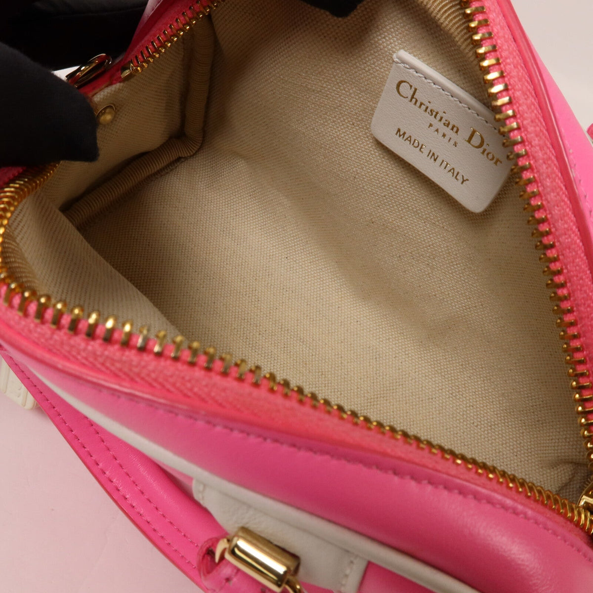 Dior Micro Vibe Zip Bowling · Calfskin