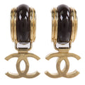 Chanel CC Earrings · Metal