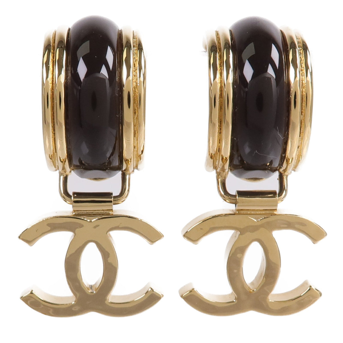 Chanel CC Earrings · Metal