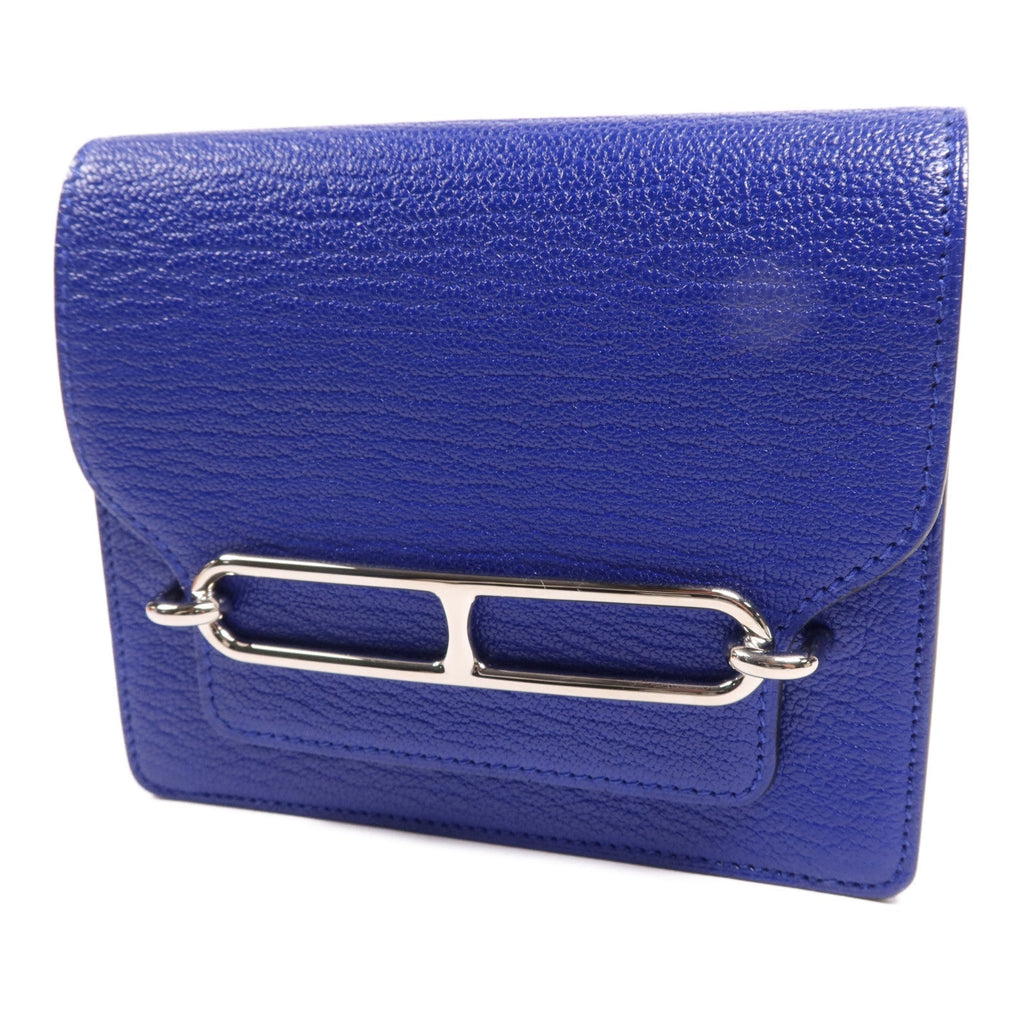 Hermès Roulis Slim Wallet · Chèvre Électrique