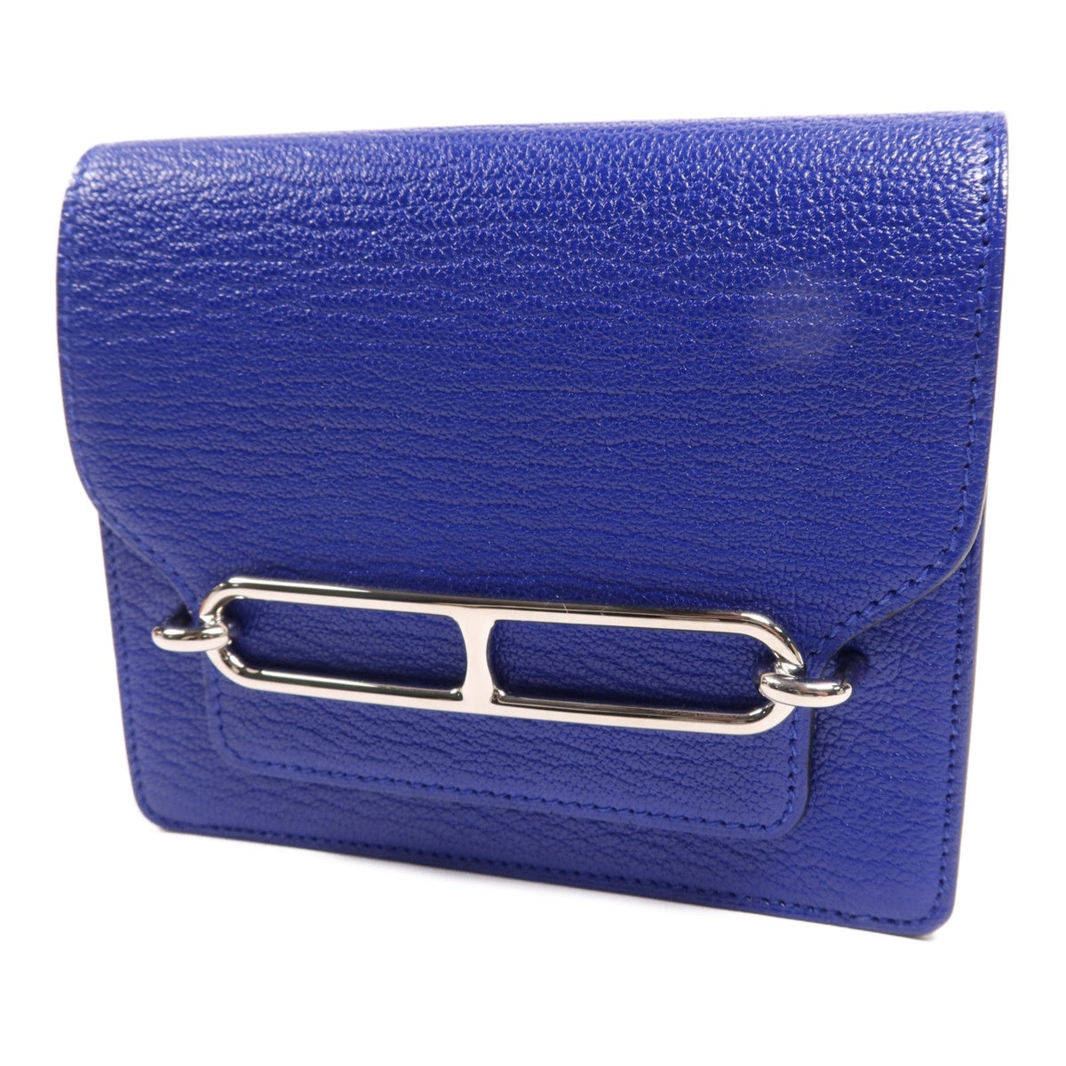 Hermès Roulis Slim Wallet · Chèvre Électrique