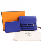 Hermès Roulis Slim Wallet · Chèvre Électrique