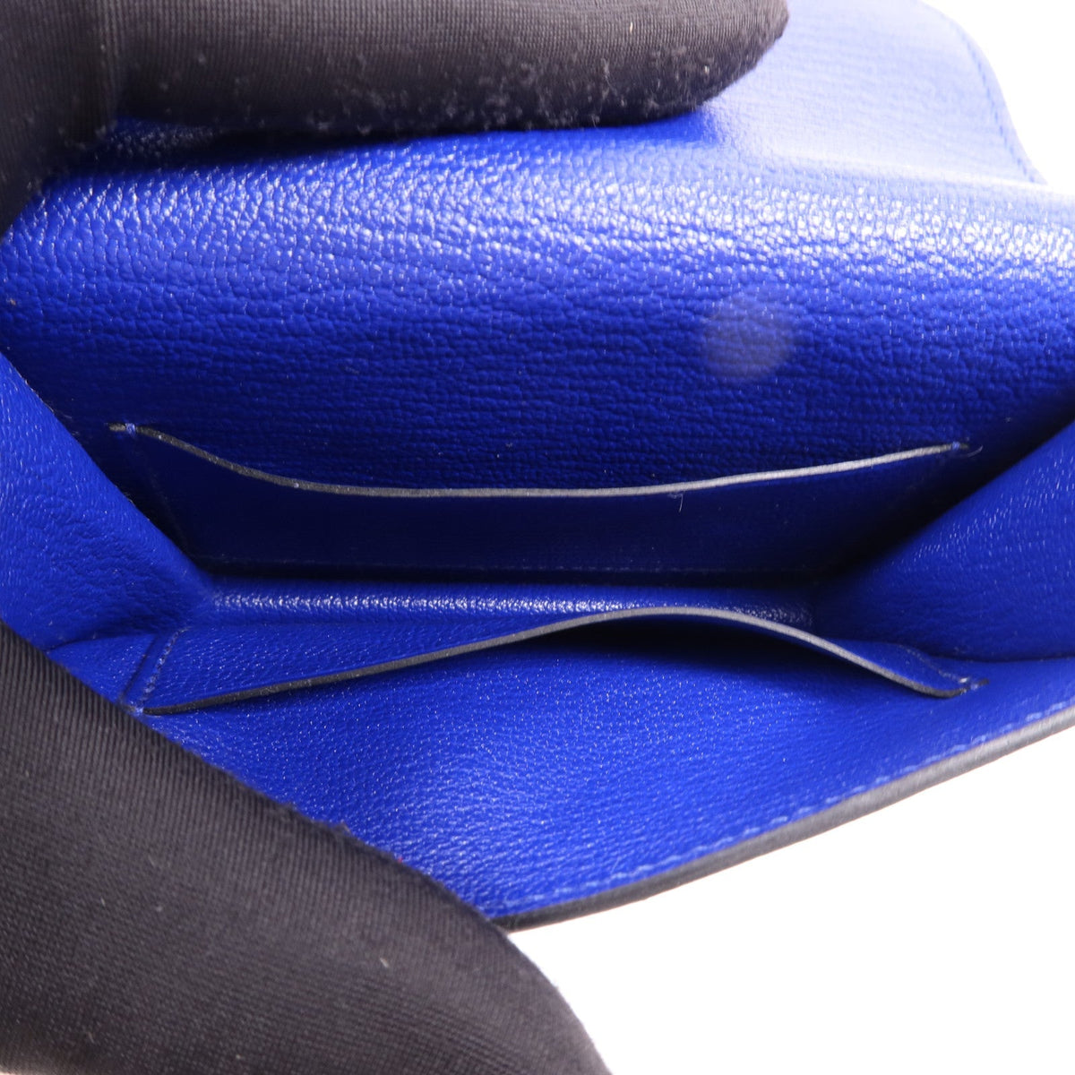 Hermès Roulis Slim Wallet · Chèvre Électrique