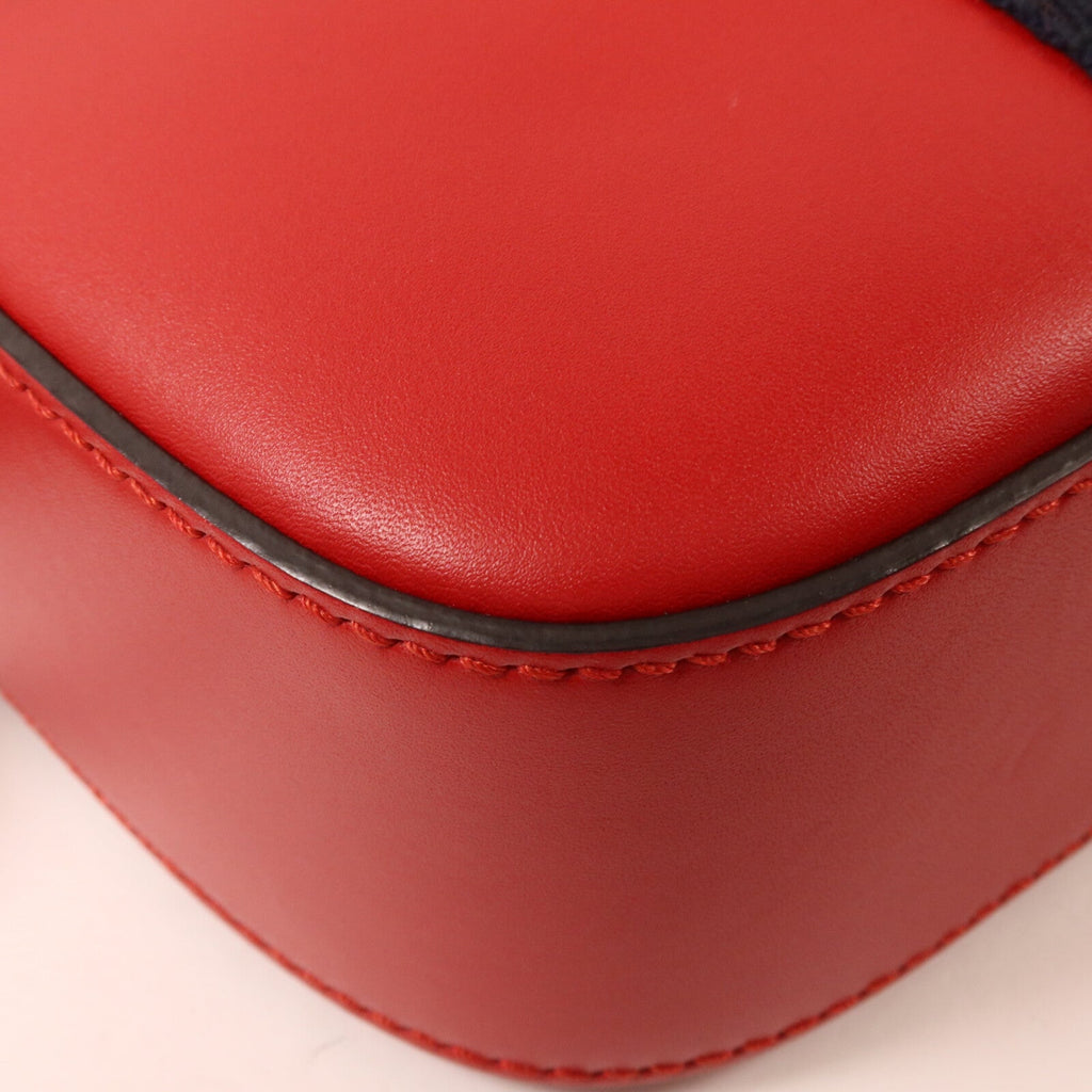 Gucci Web Sherry Line Bee · Calfskin