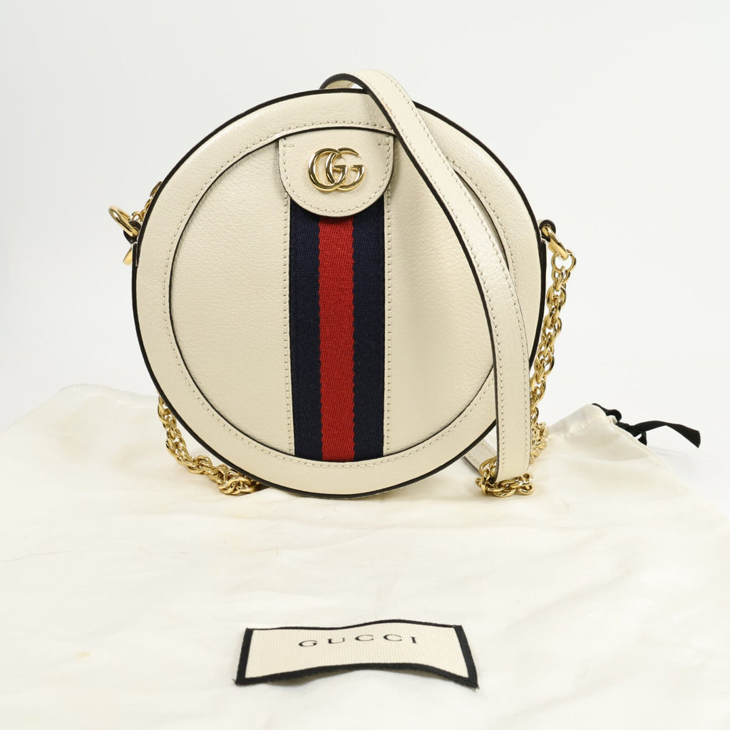 Gucci Ophidia · Mini GG Round · Calfskin