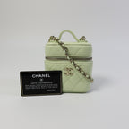 Chanel Mini Vanity · Calfskin · Emerald