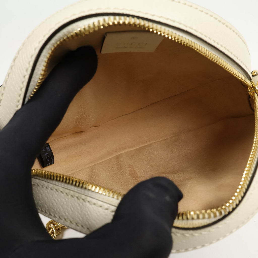Gucci Ophidia · Mini GG Round · Calfskin