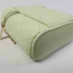 Chanel Mini Vanity · Calfskin · Emerald