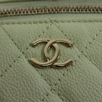Chanel Mini Vanity · Calfskin · Emerald