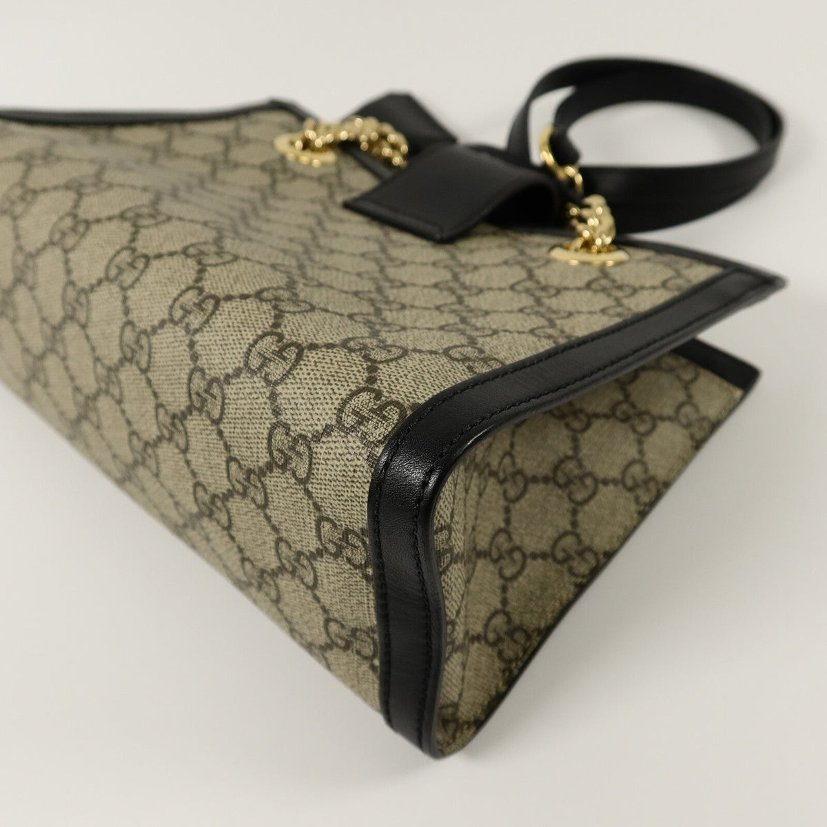 Gucci Padlock · GG Canvas · Chain Shoulder Bag