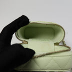 Chanel Mini Vanity · Calfskin · Emerald
