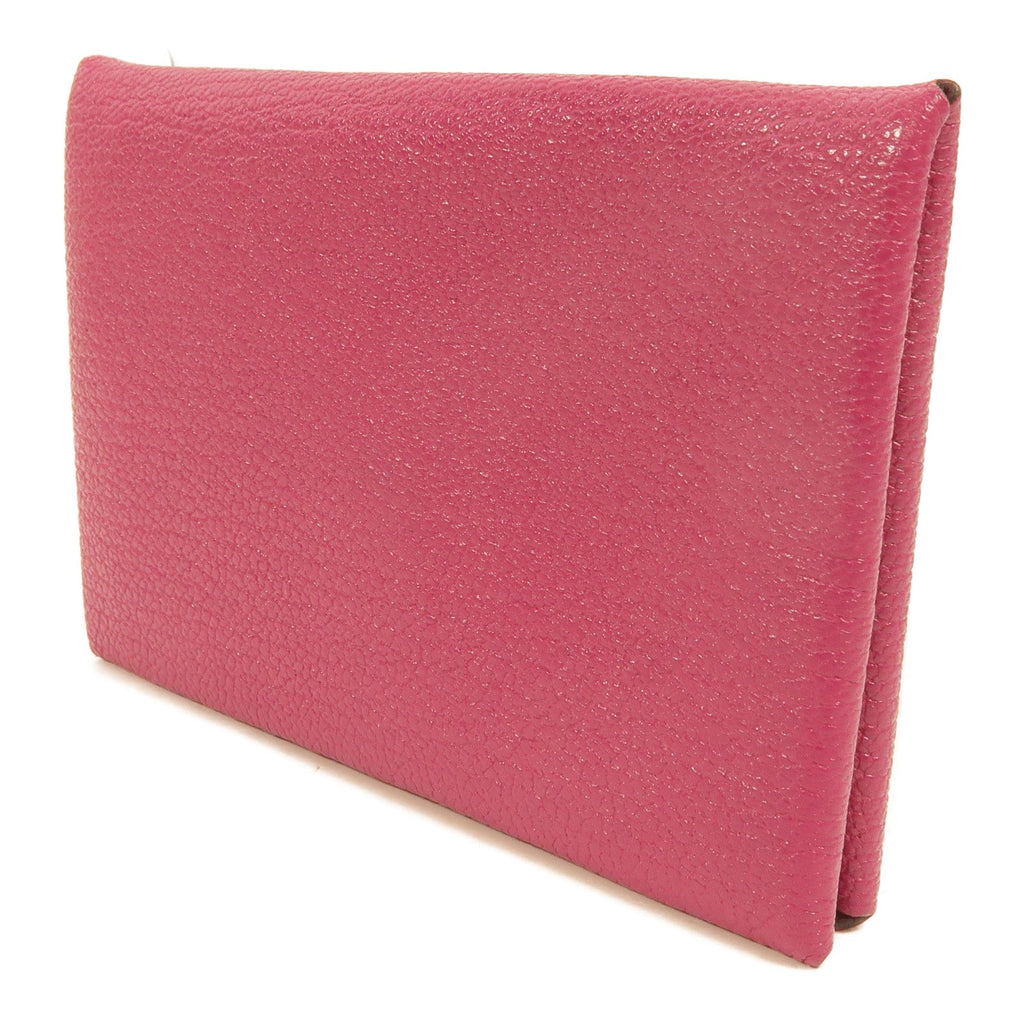 Hermès Calvi · Chèvre · Rose Pourpre