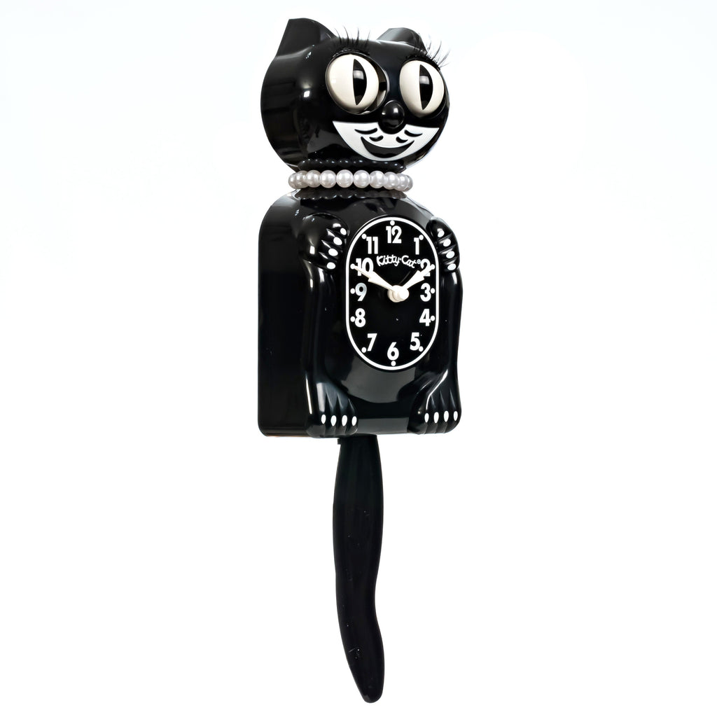 Classic Black Miss Limited Edition Kitty-Cat Klock (12.75" high)