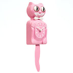 Retired Pink Satin Kitty-Cat Klock (12.75" high)
