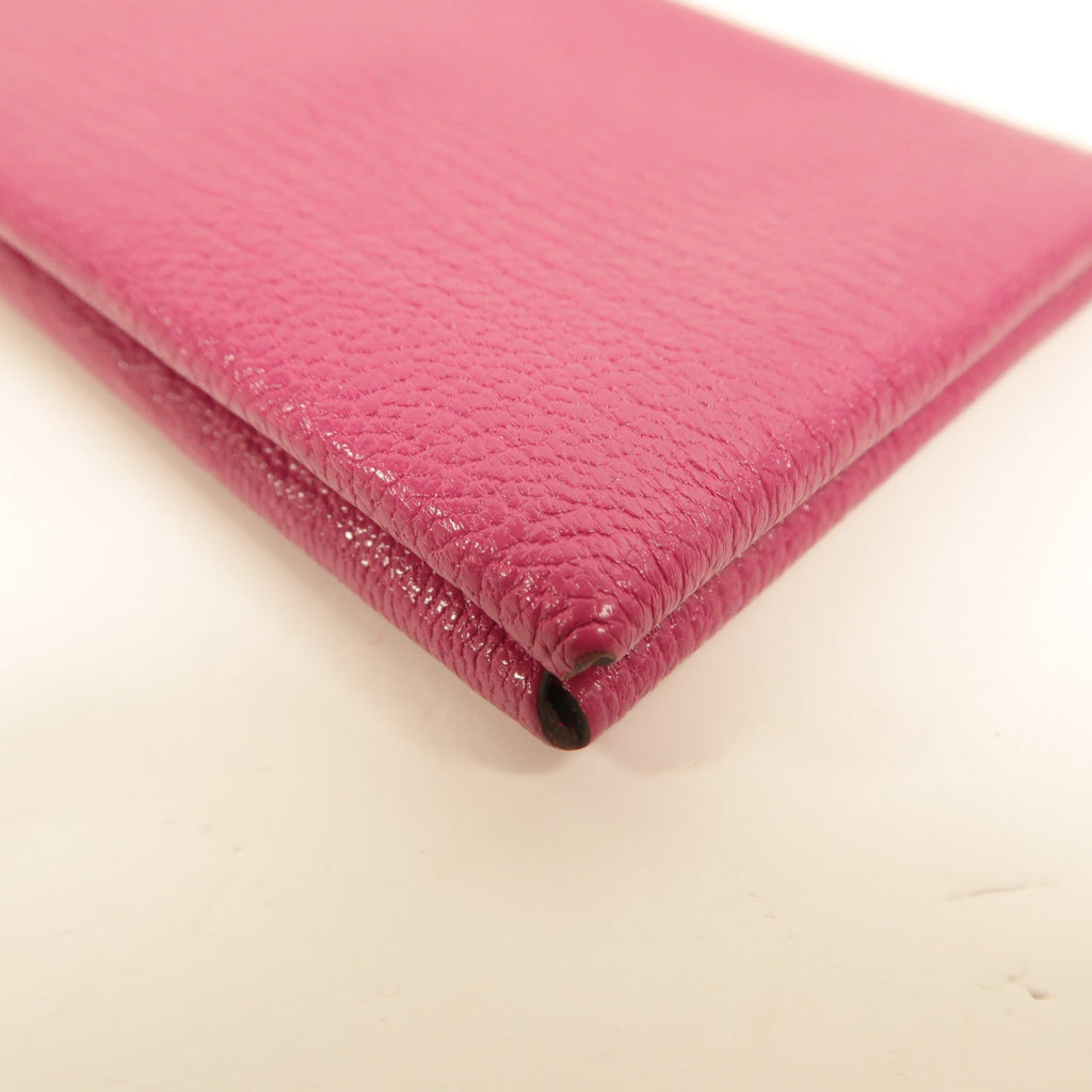 Hermès Calvi · Chèvre · Rose Pourpre