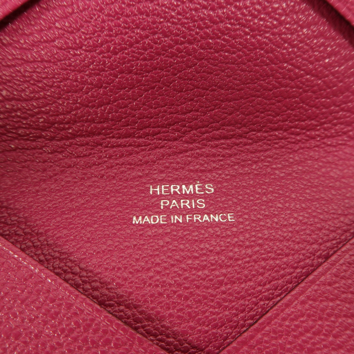 Hermès Calvi · Chèvre · Rose Pourpre