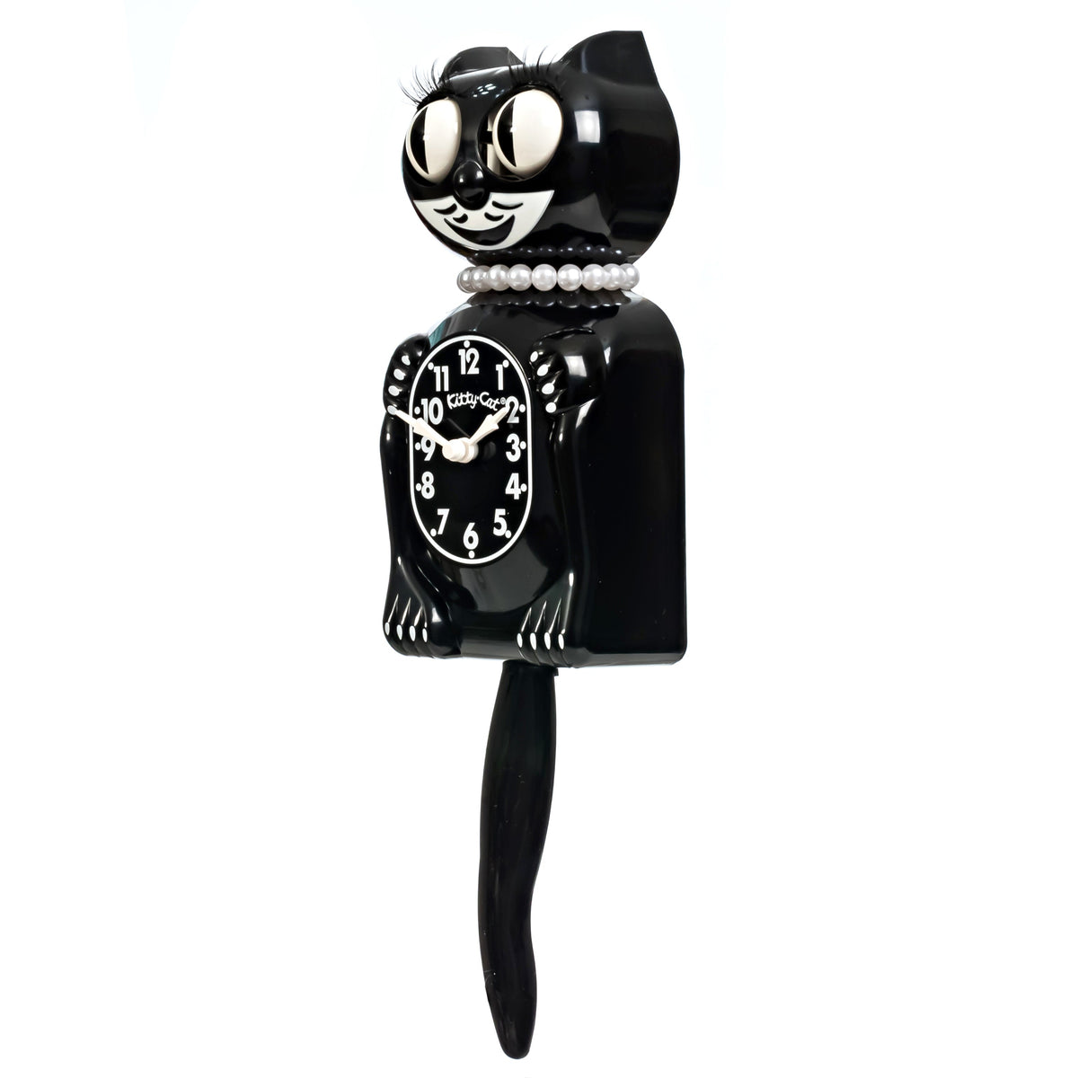 Classic Black Miss Limited Edition Kitty-Cat Klock (12.75" high)
