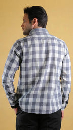 The Woodsman Shirt(silver Plaid)