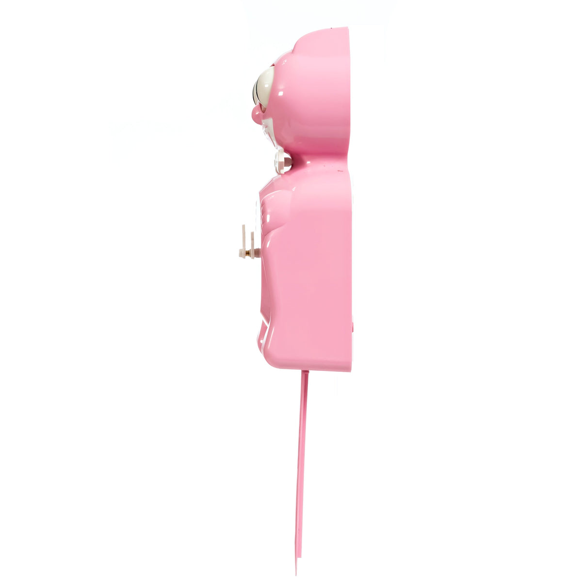 Retired Pink Satin Kitty-Cat Klock (12.75" high)