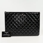 Chanel CC Clutch · Patent Leather