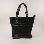 Chanel CC Tote · Canvas · Silver Hardware