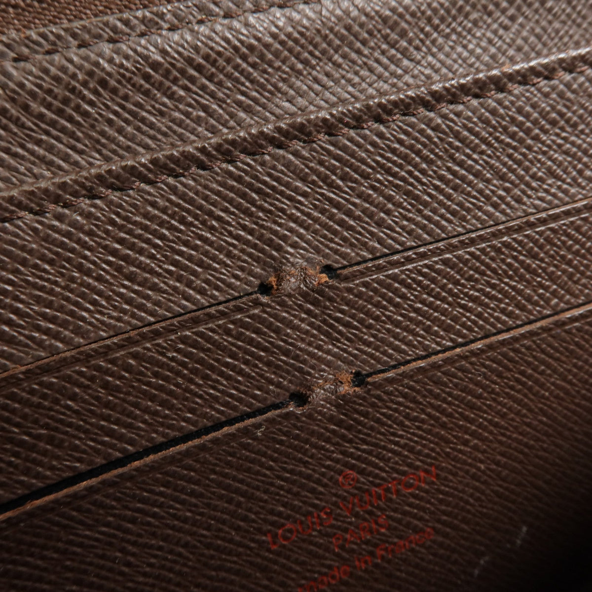 Louis Vuitton · Damier Ebene · Long Wallet