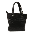 Chanel CC Tote · Canvas · Silver Hardware
