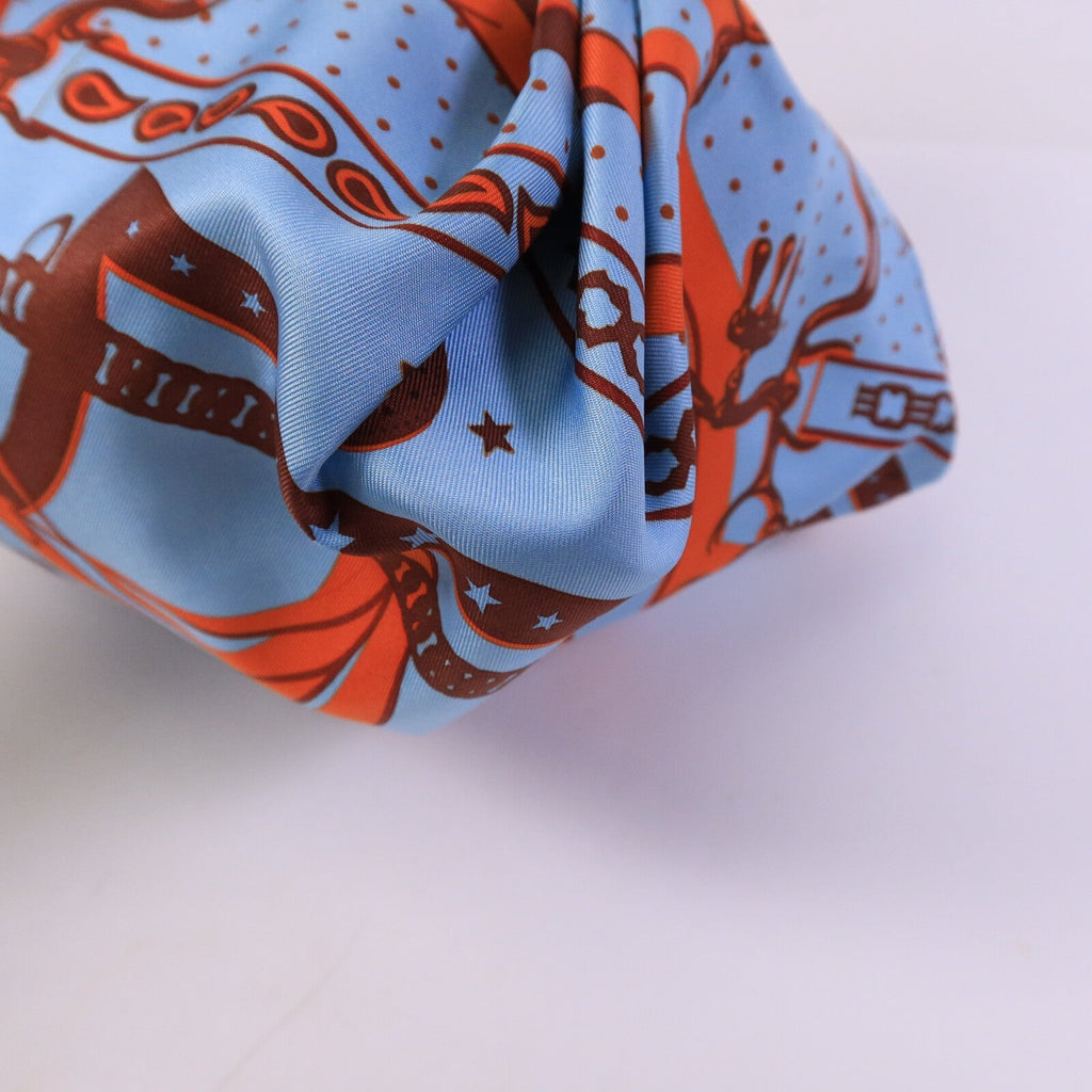 Hermès Balusoie · Silk & Hunter Leather