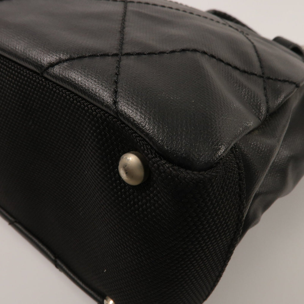 Chanel CC Tote · Canvas · Silver Hardware