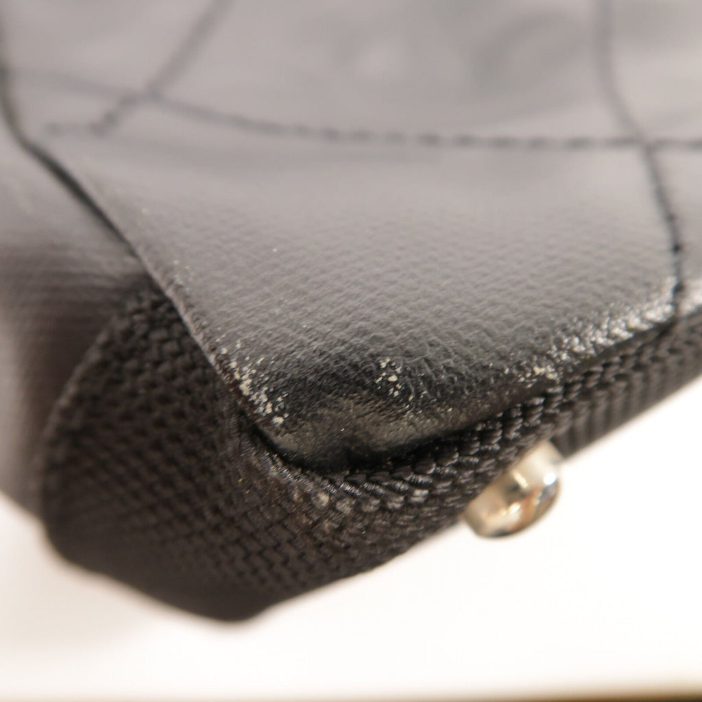 Chanel CC Tote · Canvas · Silver Hardware