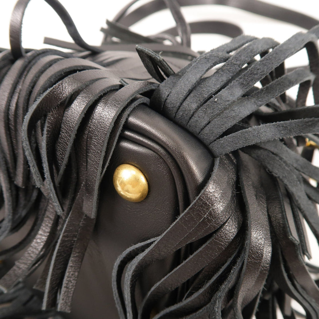 Saint Laurent Emmanuelle · Fringed Calfskin