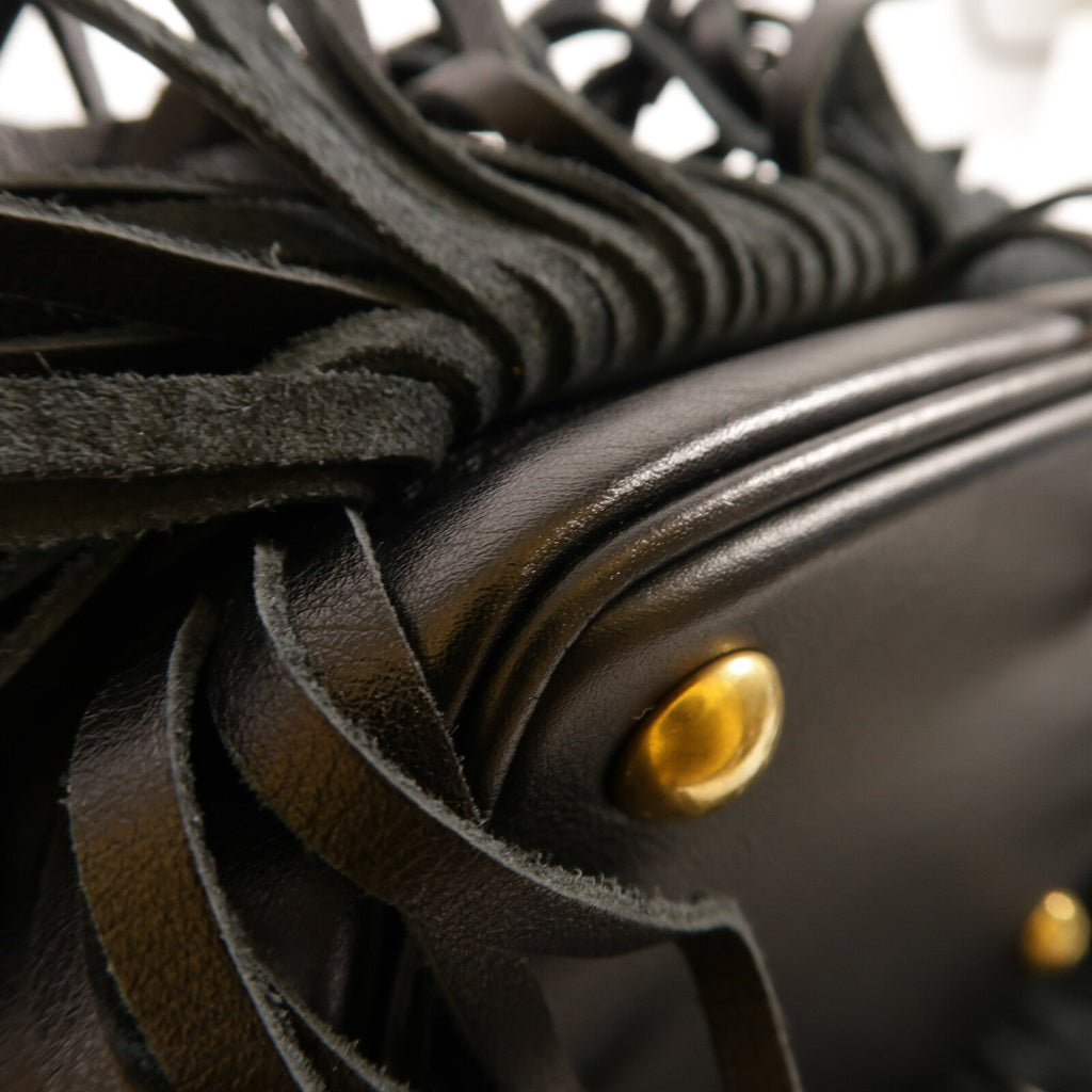 Saint Laurent Emmanuelle · Fringed Calfskin