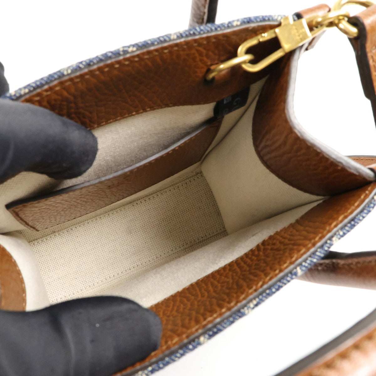 Gucci Interlocking G · Denim Mini Tote