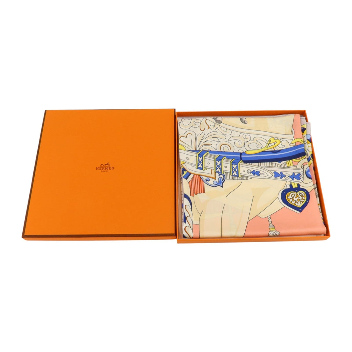 Hermès Silk Carré 90 · Mauve
