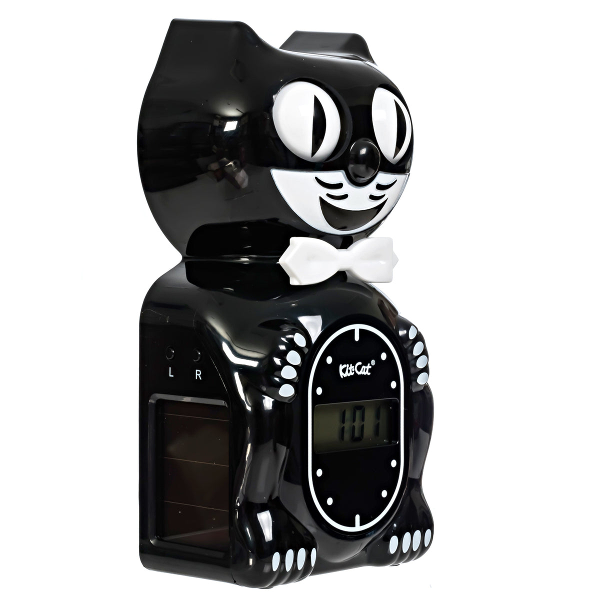 Solar Kit-Cat Digital Alarm Klock - Classic Black