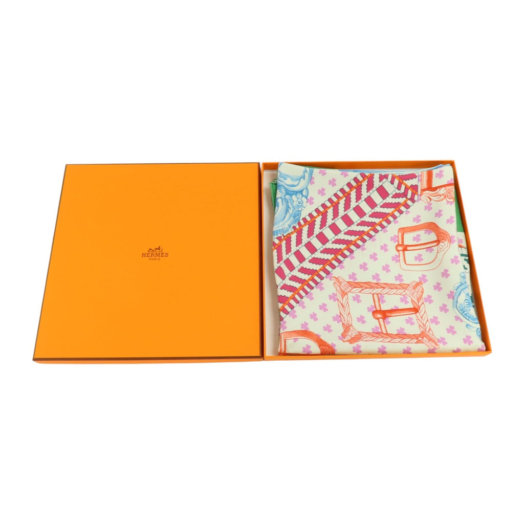 Hermès Silk Carré 90 · Garden Multicolor