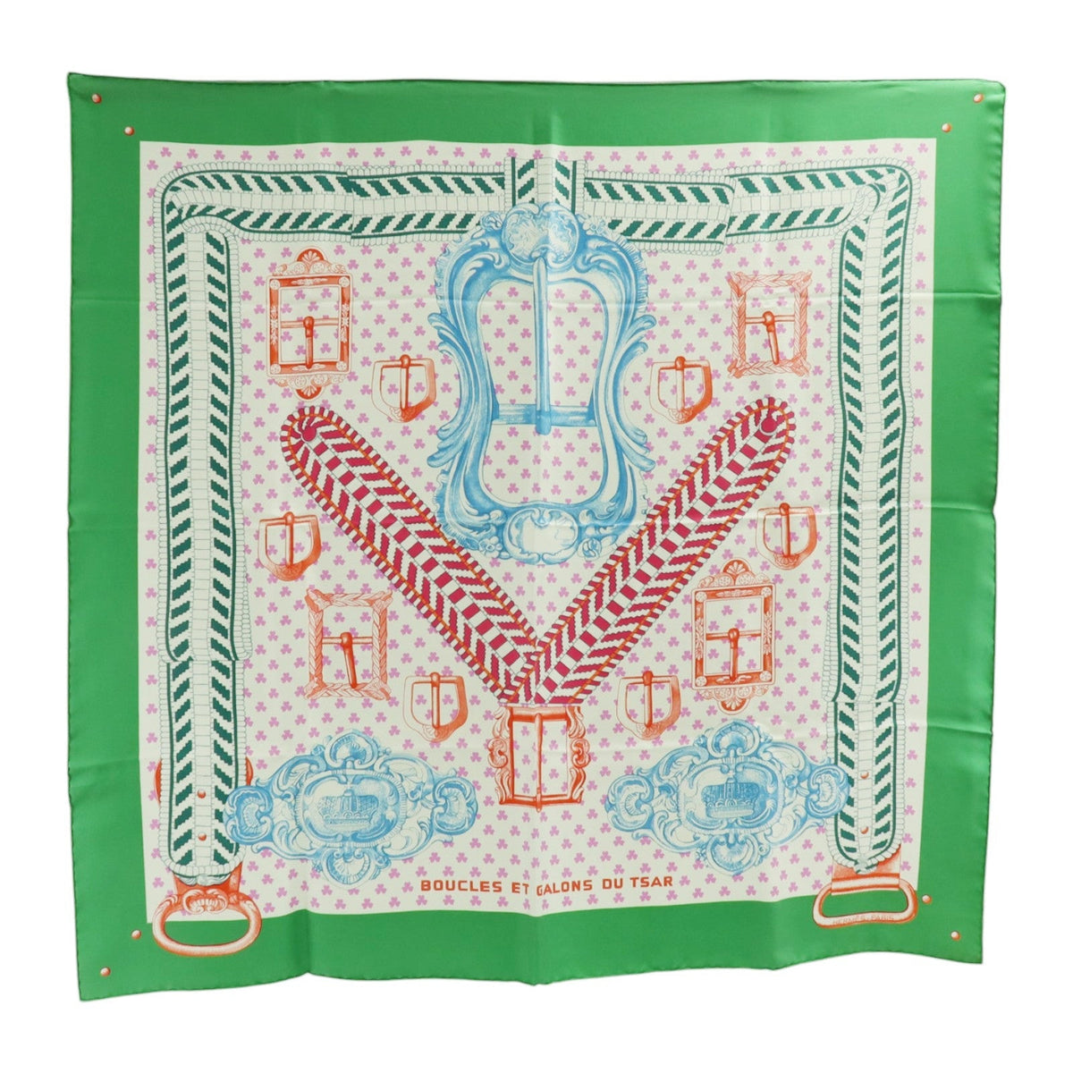 Hermès Silk Carré 90 · Garden Multicolor