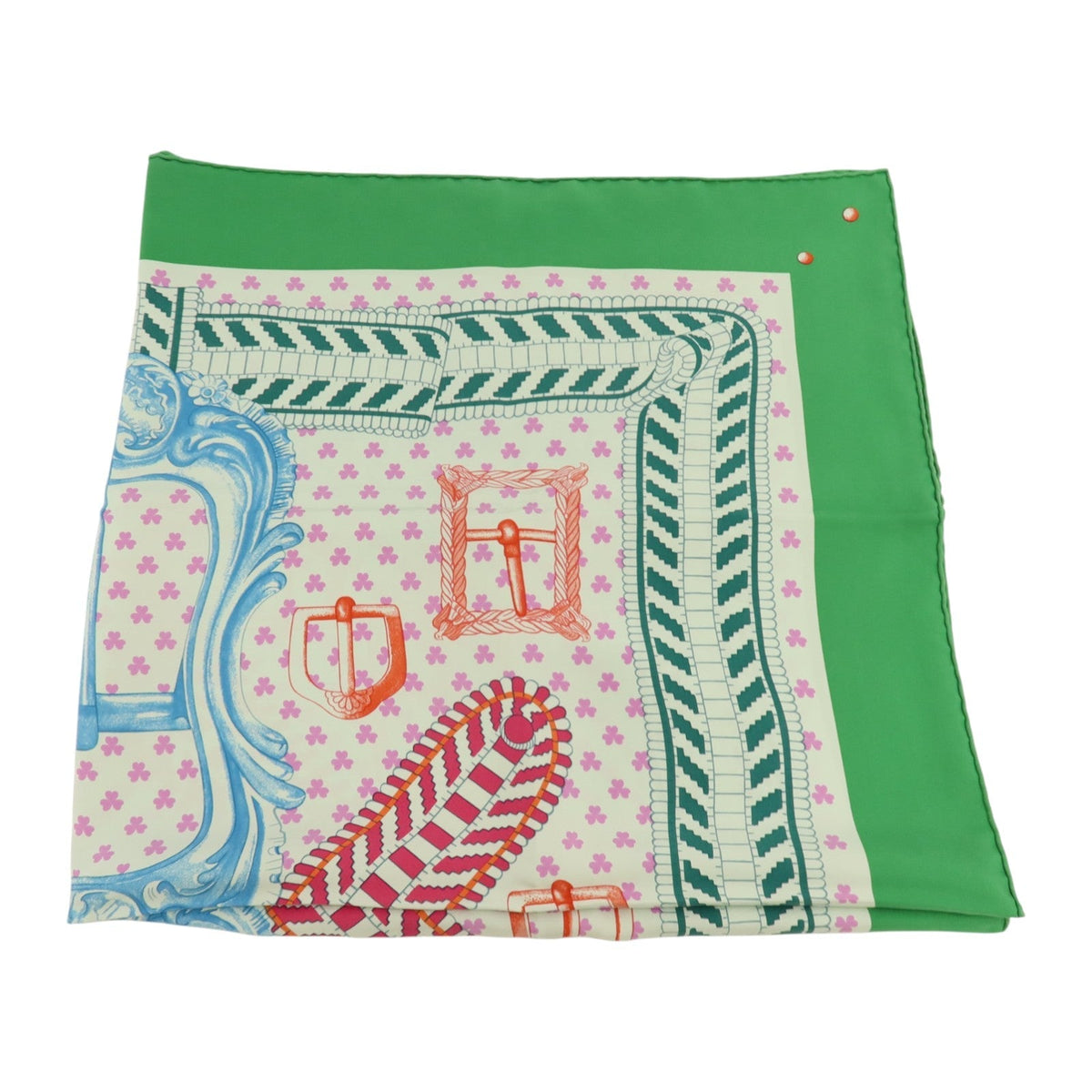 Hermès Silk Carré 90 · Garden Multicolor