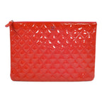 Chanel Matelassé O-Case · Patent Leather