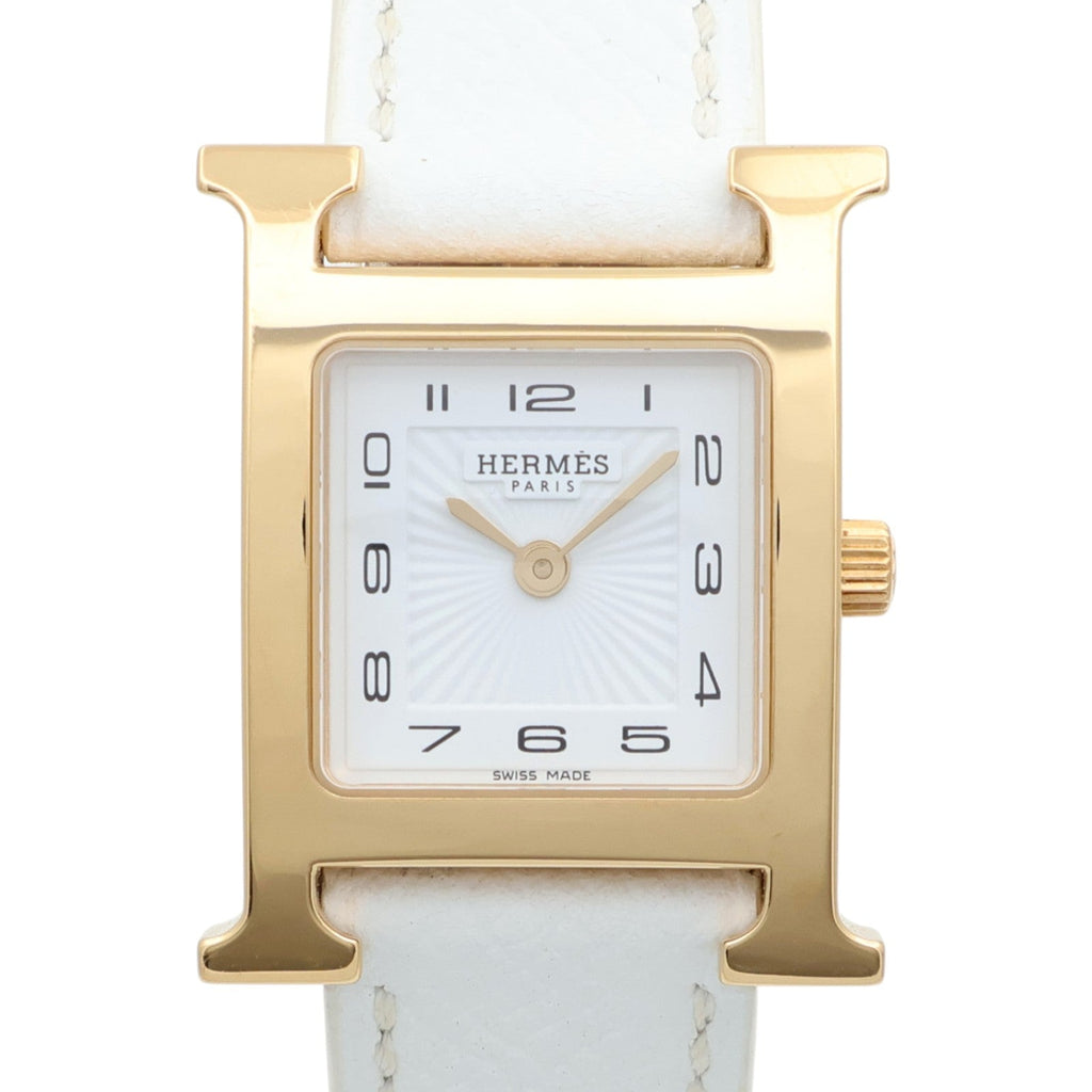 Hermès H Watch · Gold Plated · Quartz