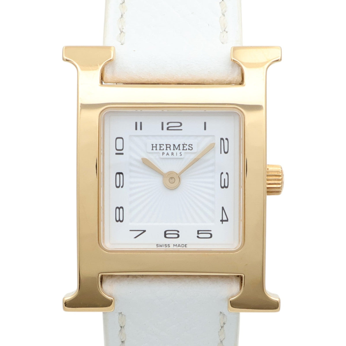 Hermès H Watch · Gold Plated · Quartz