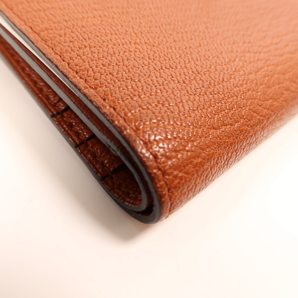Hermès Bearn Compact · Chèvre Cuivre