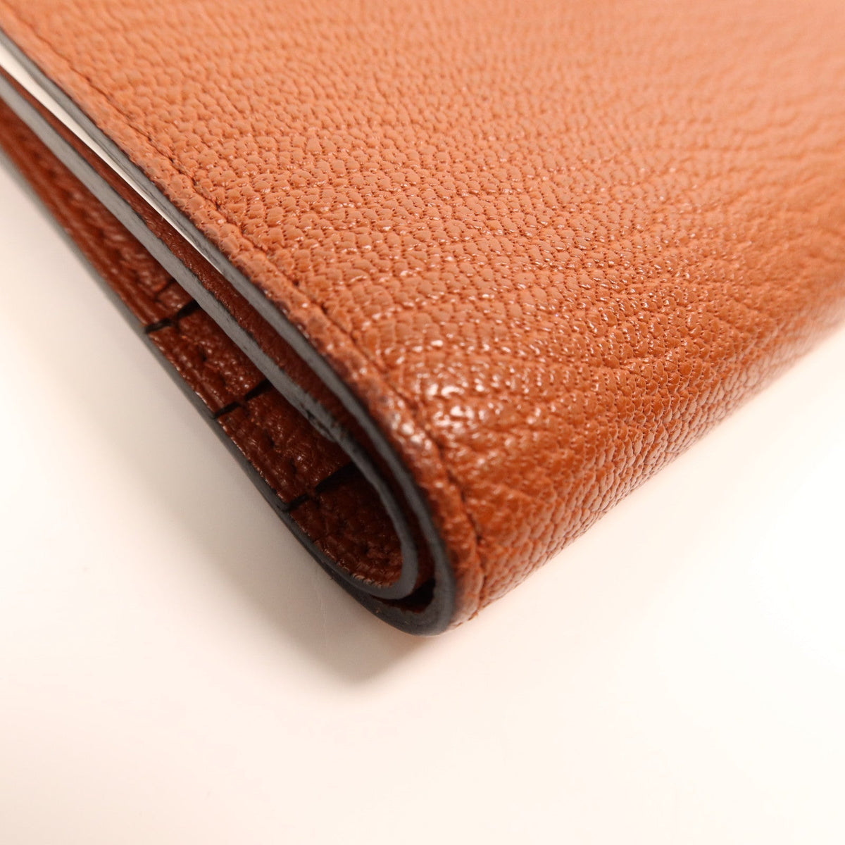 Hermès Bearn Compact · Chèvre Cuivre