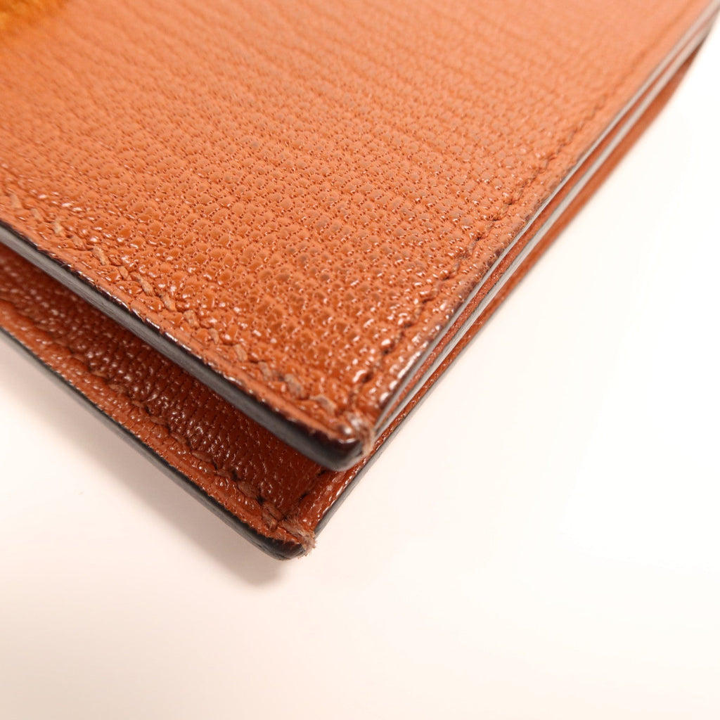 Hermès Bearn Compact · Chèvre Cuivre