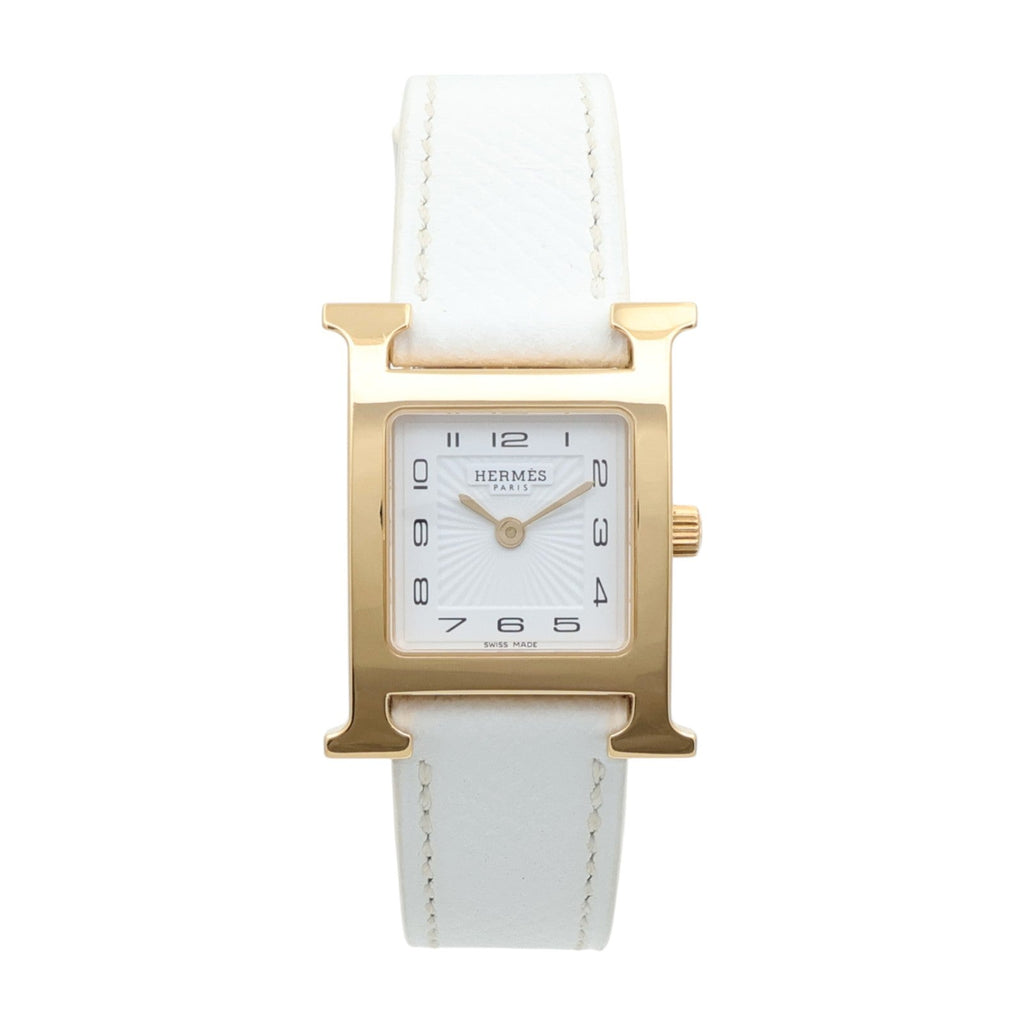 Hermès H Watch · Gold Plated · Quartz